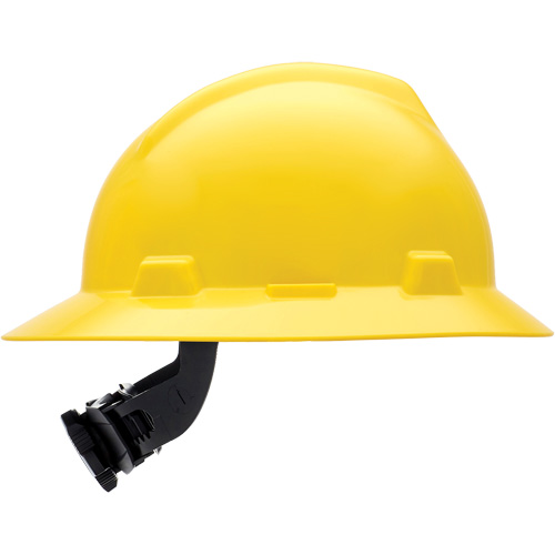 Casques de s&eacute;curit&eacute; &agrave; bordure compl&egrave;te V-Gard, R&eacute;pond aux normes CSA type 1, Suspension Rochet, Non ventil&eacute; Meunier Outillage Industriel