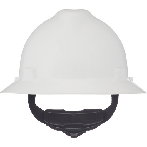 Casques de s&eacute;curit&eacute; &agrave; bordure compl&egrave;te V-Gard, R&eacute;pond aux normes CSA type 1, Suspension Rochet, Non ventil&eacute; Meunier Outillage Industriel
