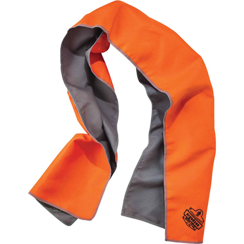 Serviette de refroidissement en microfibre Chill-Its 6602MF, Orange haute visibilit&eacute; Meunier Outillage Industriel