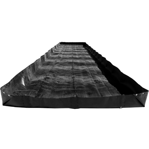 Bermes &eacute;conomiques, Capacit&eacute; 1496 gal., 20' la x 10' lo x 12" h, Support en L Meunier Outillage Industriel