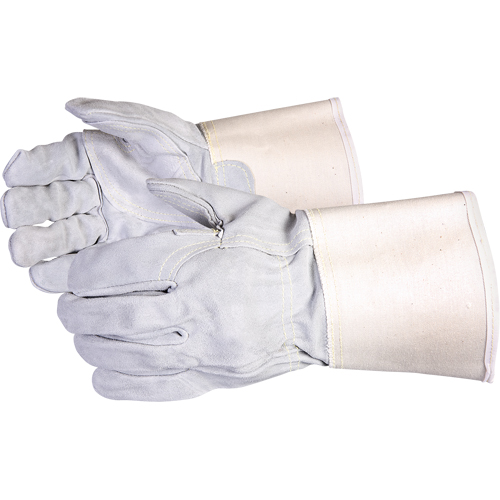 Endura&reg; Premium Cut-Resistant Fitters Gloves, Medium, Split Cowhide Palm Meunier Outillage Industriel