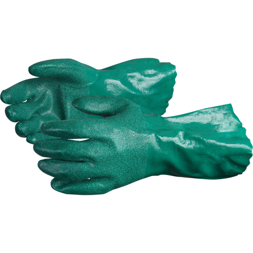 Gants Chemstop avec prise en poudre de c&eacute;ramique, Taille Moyen/8, 12" lo, Nitrile, Doublure en Jersey de coton, 40-mil Meunier Outillage Industriel