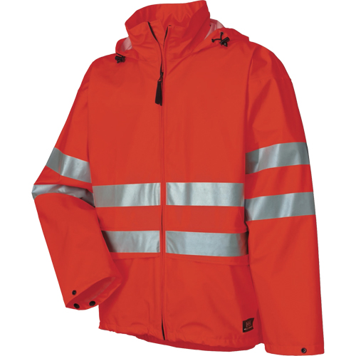 Veste imperm&eacute;able Narvik , Polyester, Orange haute visibilit&eacute;, Petit Meunier Outillage Industriel