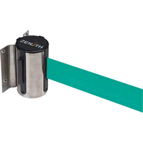 Wall Mount Barrier, Steel, Screw Mount, 7', Green Tape Meunier Outillage Industriel