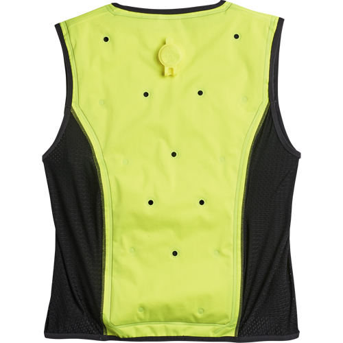 Vestes refroidissantes &agrave; &eacute;vaporation s&egrave;che Chill-Its 6685, T-Grand, Jaune lime haute visibilit&eacute; Meunier Outillage Industriel