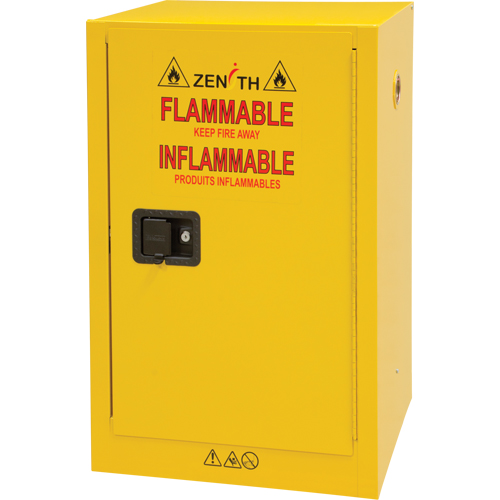 Armoire pour produits inflammables, 12 gal., 1 Porte(s), 23" La x 35" h x 18" p Meunier Outillage Industriel
