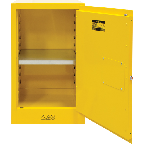 Armoire pour produits inflammables, 12 gal., 1 Porte(s), 23" La x 35" h x 18" p Meunier Outillage Industriel