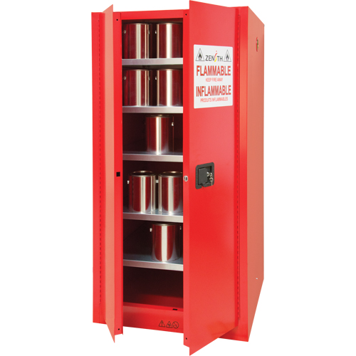 Paint/Ink Cabinet, 96 gal., 5 Shelves Meunier Outillage Industriel