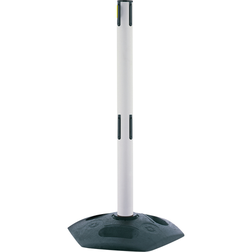 Dual Line Heavy Duty Receiver Post, 38" High, White Meunier Outillage Industriel