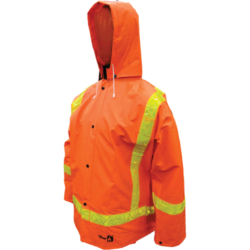 V&ecirc;tements imperm&eacute;ables en PVC ignifuges Open Road , Petit, Orange Meunier Outillage Industriel