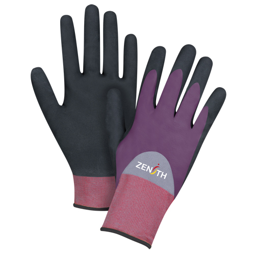 ZX-2 Premium Coated Gloves, 10/X-Large, Nitrile/Foam Nitrile Coating, 18 Gauge, Nylon Shell Meunier Outillage Industriel