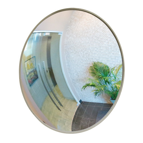Convex Mirror with Bracket, Indoor/Outdoor, 30" Diameter Meunier Outillage Industriel