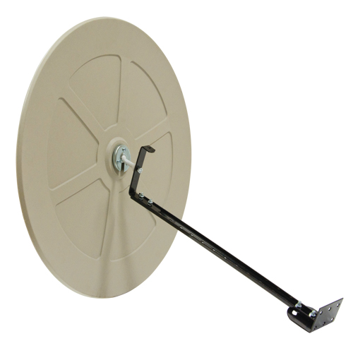 Convex Mirror with Bracket, Indoor/Outdoor, 30" Diameter Meunier Outillage Industriel