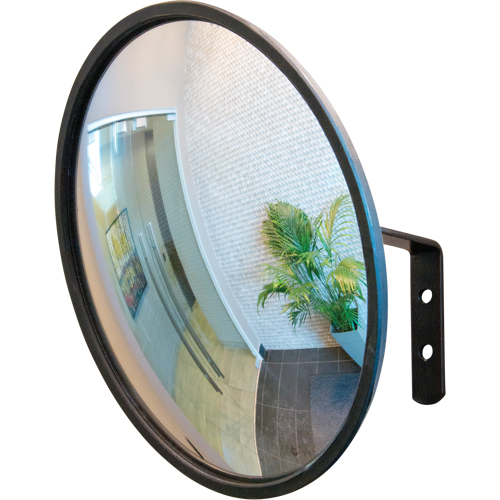 Convex Mirror with Bracket, Indoor/Outdoor, 12" Diameter Meunier Outillage Industriel