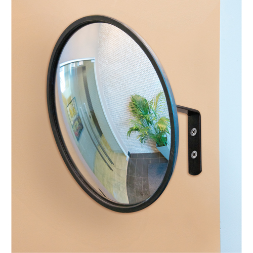 Convex Mirror with Bracket, Indoor/Outdoor, 12" Diameter Meunier Outillage Industriel
