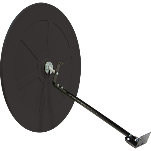 Convex Mirror with Bracket, Indoor/Outdoor, 26" Diameter Meunier Outillage Industriel