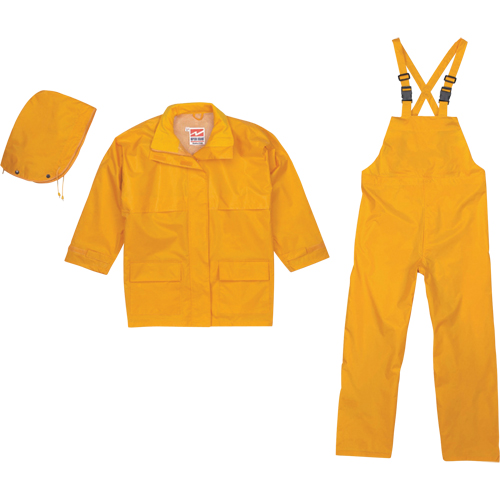 V&ecirc;tement imperm&eacute;able Open Road 150D 3 pi&egrave;ces ind&eacute;chirable, Polyester, Moyen, Jaune Meunier Outillage Industriel
