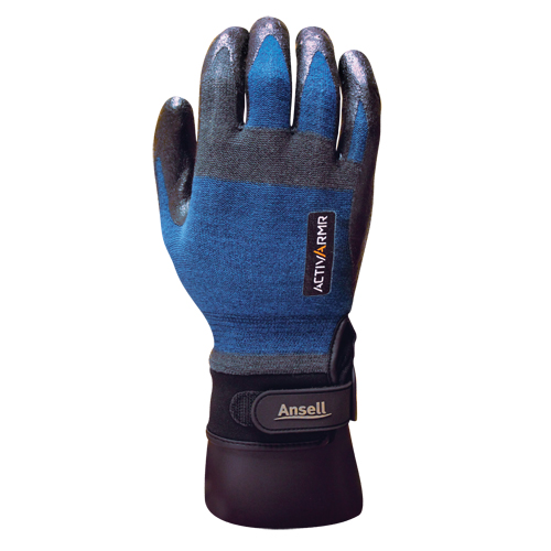 ActivArmr&reg; HVAC 97-002 Gloves, 9/Large, Nitrile Coating, 18 Gauge, Nylon Shell Meunier Outillage Industriel