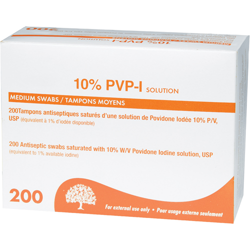 Povidone Iodine Prep Treatment, Towelette, Antiseptic Meunier Outillage Industriel