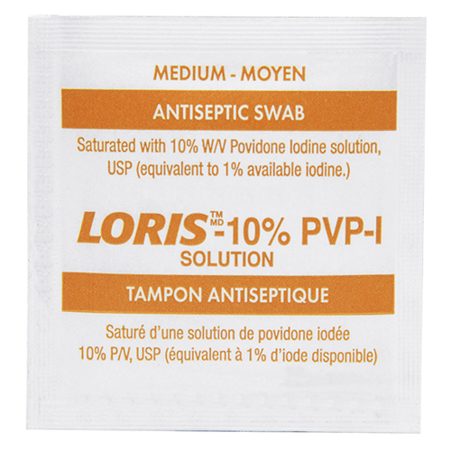 Povidone Iodine Prep Treatment, Towelette, Antiseptic Meunier Outillage Industriel