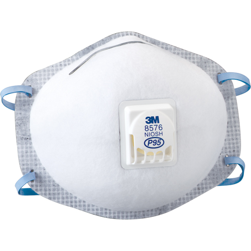 Respirateurs contre les particules 8576, P95, Certifi&eacute; NIOSH Meunier Outillage Industriel