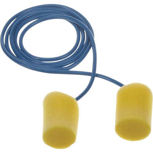 Bouchons d'oreilles classiques E-A-R, Vrac - Sac en poly, Avec cordon Meunier Outillage Industriel