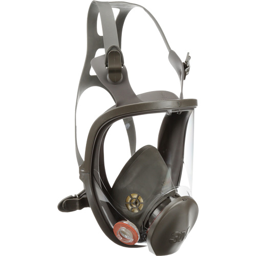 Respirateur r&eacute;utilisable &agrave; masque complet s&eacute;rie 6000, &eacute;lastom&egrave;re/Silicone/Thermoplastique, Moyen Meunier Outillage Industriel