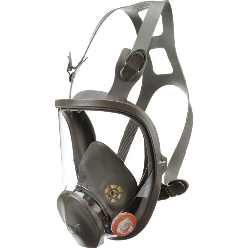 Respirateur r&eacute;utilisable &agrave; masque complet s&eacute;rie 6000, &eacute;lastom&egrave;re/Silicone/Thermoplastique, Moyen Meunier Outillage Industriel