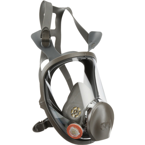 Respirateur r&eacute;utilisable &agrave; masque complet s&eacute;rie 6000, &eacute;lastom&egrave;re/Silicone/Thermoplastique, Grand Meunier Outillage Industriel