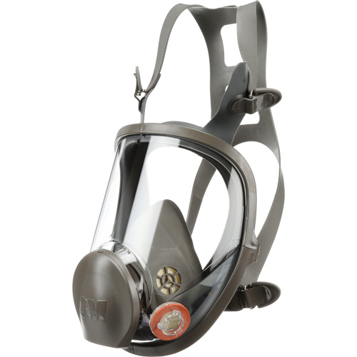 Respirateur r&eacute;utilisable &agrave; masque complet s&eacute;rie 6000, &eacute;lastom&egrave;re/Silicone/Thermoplastique, Grand Meunier Outillage Industriel