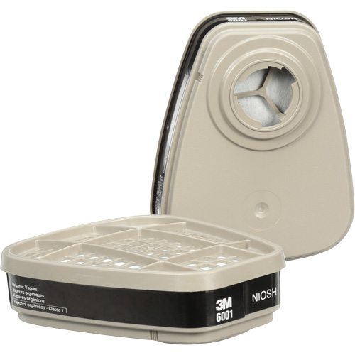 Cartouches pour respirateur s&eacute;rie 6000, Cartouche gaz/vapeur, Vapeur organique Meunier Outillage Industriel