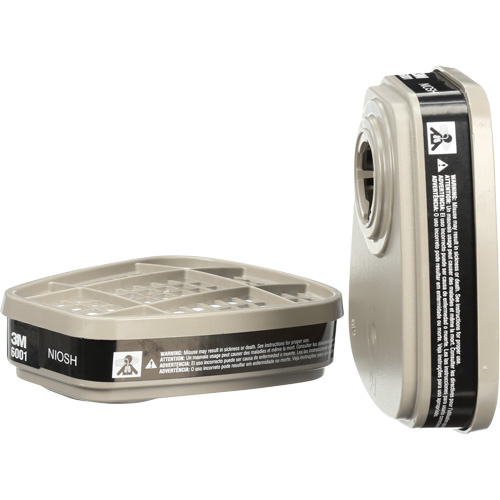 Cartouches pour respirateur s&eacute;rie 6000, Cartouche gaz/vapeur, Vapeur organique Meunier Outillage Industriel