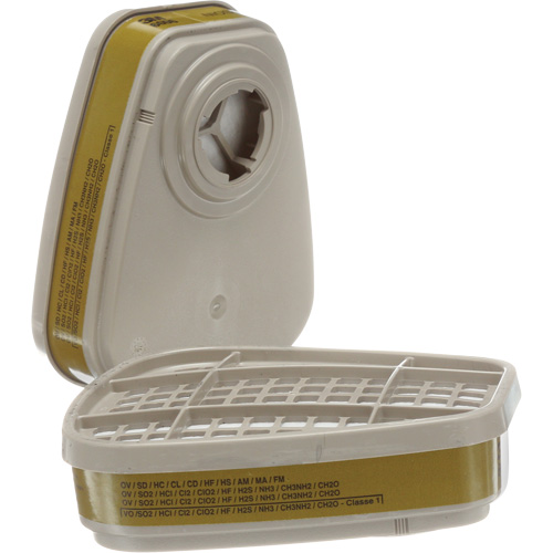 6000 Series Respirator Cartridges, Gas/Vapour Cartridge, Multi-Gas/Vapour Meunier Outillage Industriel