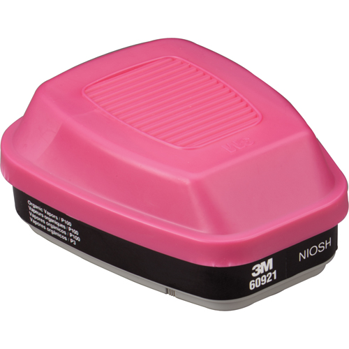 6000 Series Respirator Cartridges, Gas/Vapour Cartridge, Organic Vapour/P100 Meunier Outillage Industriel