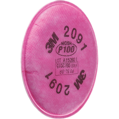 Pr&eacute;filtres pour respirateurs s&eacute;rie 2000, Filtre contre les particules, Filtre P100 Meunier Outillage Industriel