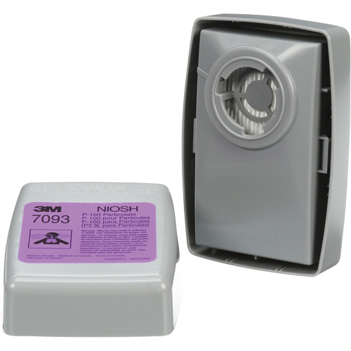 Filtres pour respirateur 7093, Filtre contre les particules, Filtre P100 Meunier Outillage Industriel
