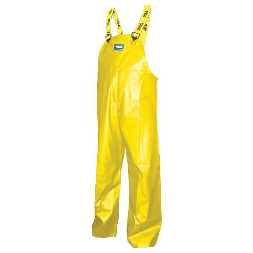 Journeyman&reg; Bib Pants, Small, Polyester/PVC, Yellow Meunier Outillage Industriel