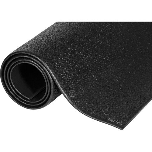 Tapis Comfort-King, Lisse, 3' x 4' x 3/8", Noir, &eacute;ponge Meunier Outillage Industriel