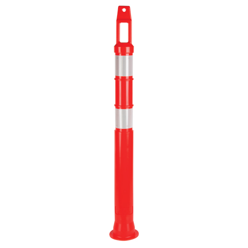 Poteau d&eacute;lin&eacute;ateur de premi&egrave;re qualit&eacute;, 42" h, Orange Meunier Outillage Industriel