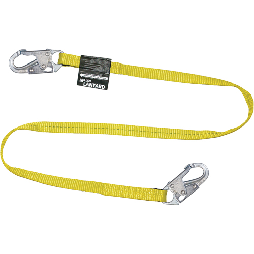 Miller&reg; Web Lanyard, 1 Legs, 6', CSA Class B, Polyester Meunier Outillage Industriel
