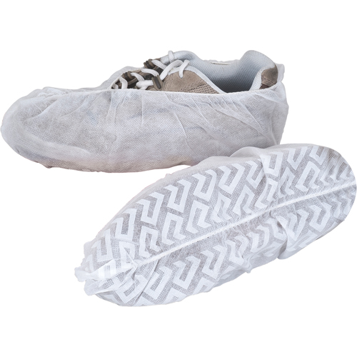 Shoe Covers, Large, Polypropylene, White Meunier Outillage Industriel