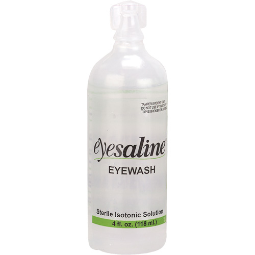 Bouteilles de solution saline pour douche oculaire, Bouteille Plein, 4 oz Meunier Outillage Industriel