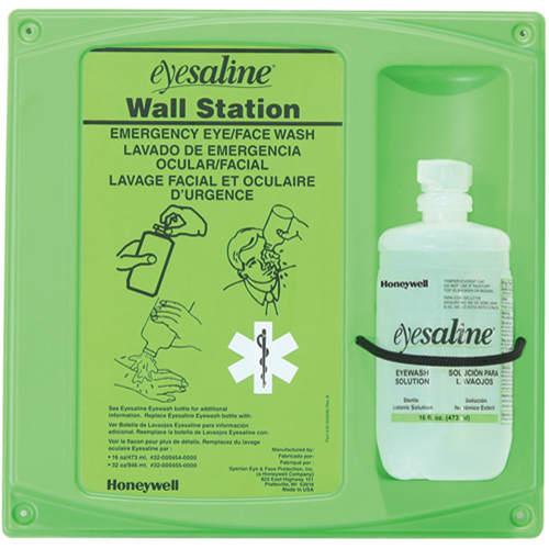 Saline Eyewash Wall Station, Single Meunier Outillage Industriel