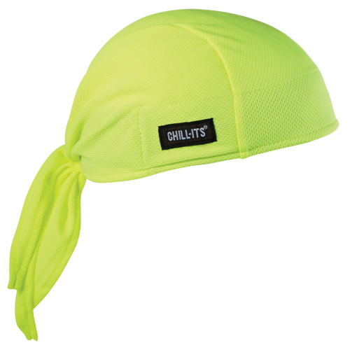 Chill-Its&reg; 6615 Cooling Dew Rags, High Visibility Lime-Yellow Meunier Outillage Industriel
