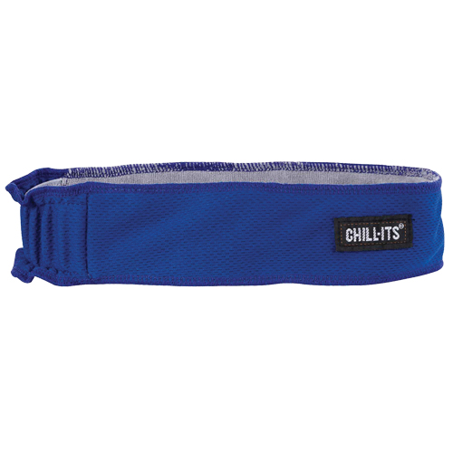 Chill-Its&reg; 6605 Cooling Headbands, Blue Meunier Outillage Industriel