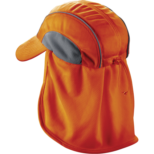 Chapeaux de refroidissement avec voiles pour le cou Chill-Its 6650, Orange haute visibilit&eacute; Meunier Outillage Industriel
