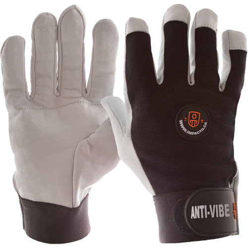 Anti-Vibration Air Glove&reg;, Size Medium, Pearl Leather Palm Meunier Outillage Industriel