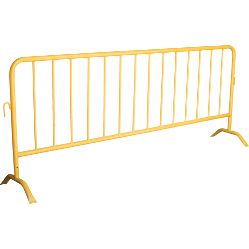 Portable Barrier, Interlocking, 102" L x 40" H, Yellow Meunier Outillage Industriel