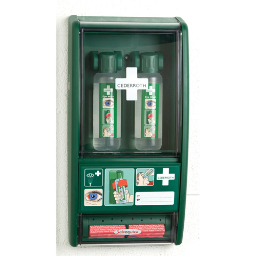 Cederroth Eye Wash/Salvequick&reg; First Aid Kit, Class 1 Medical Device, Station Meunier Outillage Industriel