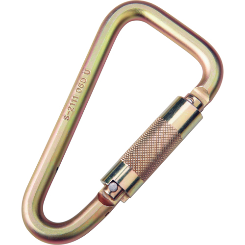 Saflok Carabiners, Steel, 3600 lbs Capacity Meunier Outillage Industriel